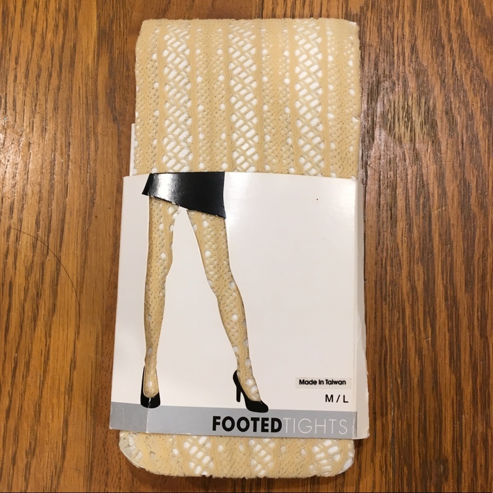 Fishnet Footed Tights